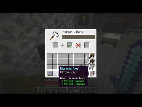 How to repair your Enchanted Tools - Minecraft