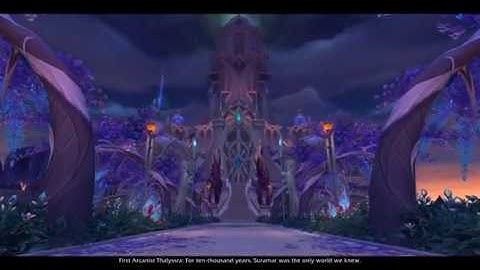 World of Warcraft: Nightborne Starting Area