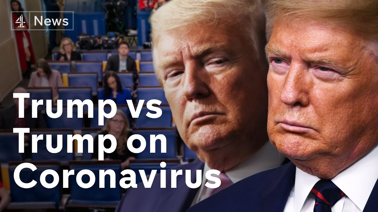 Trump vs Trump on Coronavirus: the US President’s changing tone in just a few weeks