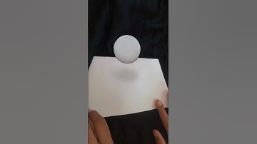 3D ball shadow illusion #shorts #youtubeshorts #3d #shadow