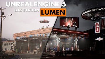 Ue5: Gas STATION (Modular) (LUMEN)