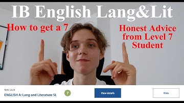 How to get a 7 in IB English Language & Literature
