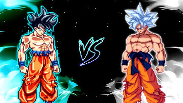 Goku TP V4 OP Buff (all form) (New) VS Goku DBS V3.5 OP (all form) in Jump Force Mugen