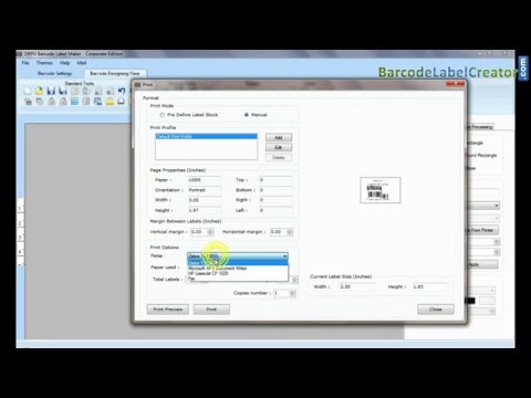 Designing process of Databar UPCE barcode labels using DRPU Barcode Maker Software