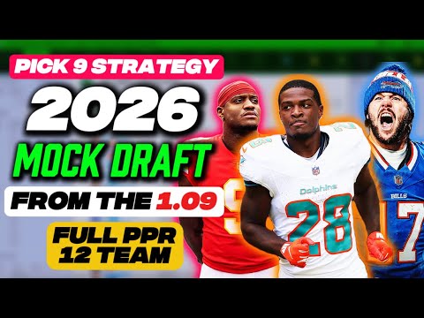 The BEST Fantasy Football Draft Strategy From Pick #9 (2026 ESPN Mock Draft)