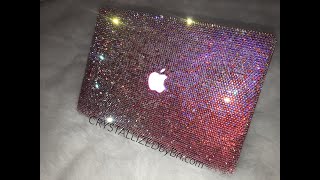 Swarovski Crystal Laptop Case Crystallized Ombre Mac Macbook Air Pro Bling by CRYSTALL!ZED by Bri