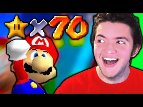 Simply reacts to the NEW SM64 70 Star World Record by Weegee