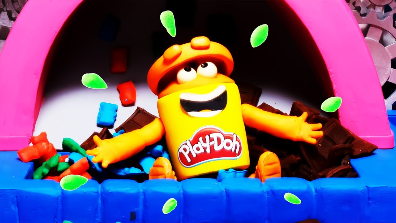 Play Doh Videos Crazy CANDY Store!!! Stop Motion The PlayDoh