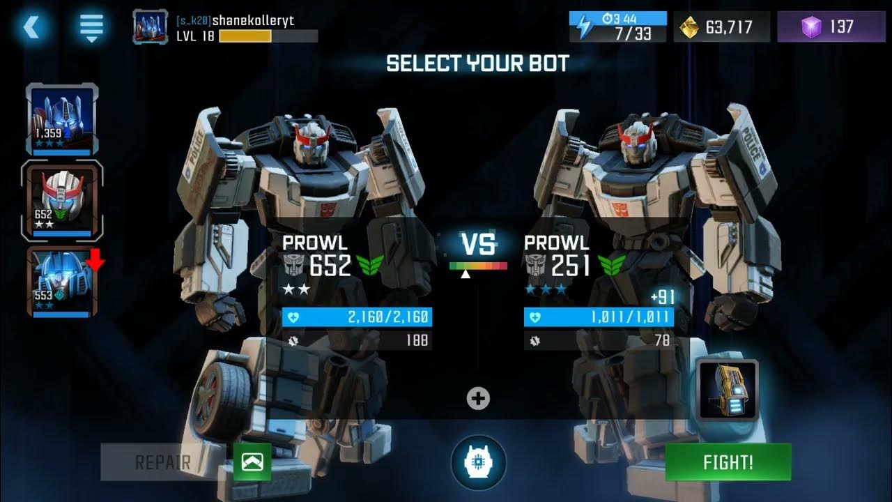 Transformers To Fight Prowl Vs Prowl YouTube