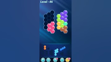 BLOCK! Hexa Puzzle! Regular B Level 46 (Basic) - Lösung Solution Walkthrough