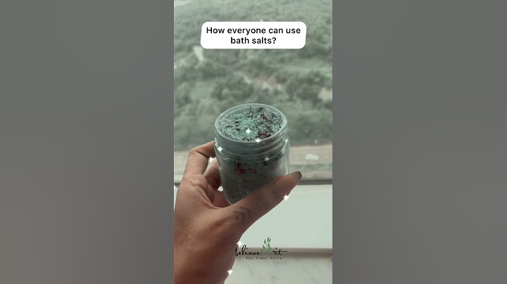 How to use bath salts. You can book your bath salts with us @believeitofficial on Instagram #tarot