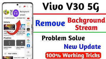 vivo v30 smart sidebar background stream remove problem fix, background stream not showing vivo v30