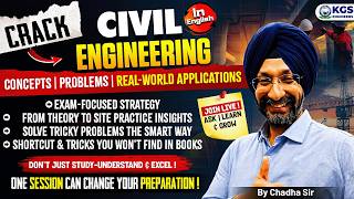 Civil Engineering Power Packed Session | Real Exam Questions & Tricks | By Chadha Sir | KGS Engineer