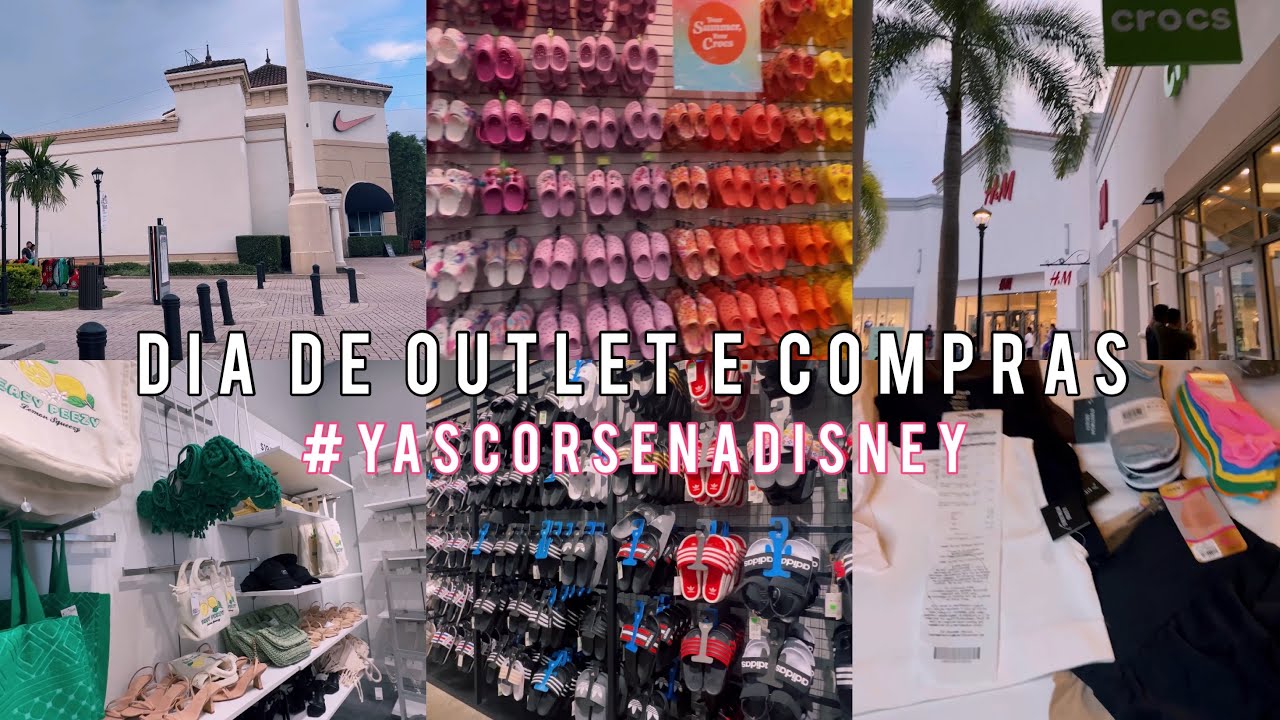 VLOG: FUI NO OUTLET DE ORLANDO - DIA DE COMPRINHAS #yascorsenadisney