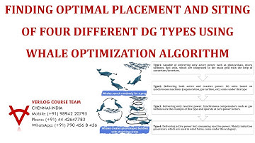 FINDING OPTIMAL PLACEMENT AND SITING OF FOUR DIFFERENT DG TYPES USING WHALE OPTIMIZATION ALGORITHM