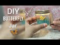 Diy butterfly jar...../#createsome#diy#art#viral#youtubevideo#viral...