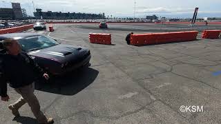 My ride in a Hellcat Challenger at Dodge Speed Week.