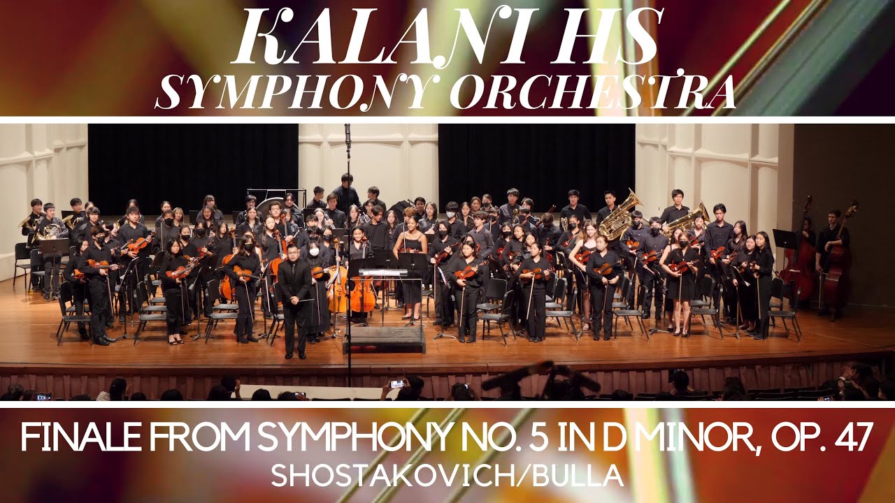 Finale from Symphony No 5 in D minor Op 47  Kalani HS SO  2023 HASTA Parade of Orchestras