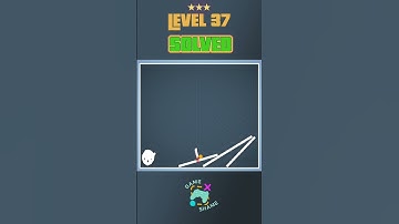 Brain It On! Level 37 | SOLVED | 3 STARS | Physics Games | Mind Games | Puzzle Games | GAME SHAME