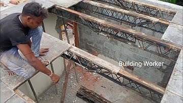 Construction of Slab Formwork | Detailed Video of Shuttering Work |   Acro Span Centering Work
