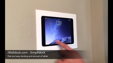 iWalldock.com - Simplidock iPad/Android Tablet In-Wall Touchscreen Control Mount System