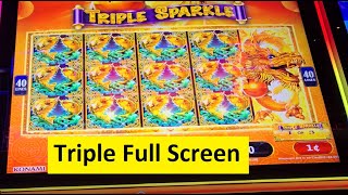 Super Big Win on the Imperial Wealth Triple Sparkle Slot! Konami Game screenshot 5