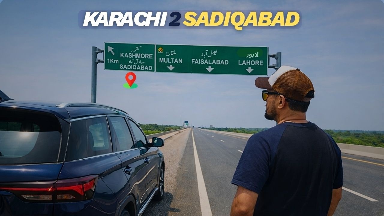 Karachi to Sadiqabad Roadtrip Vlog | Epic Indus Highway Adventure | South Punjab Trip Part 1