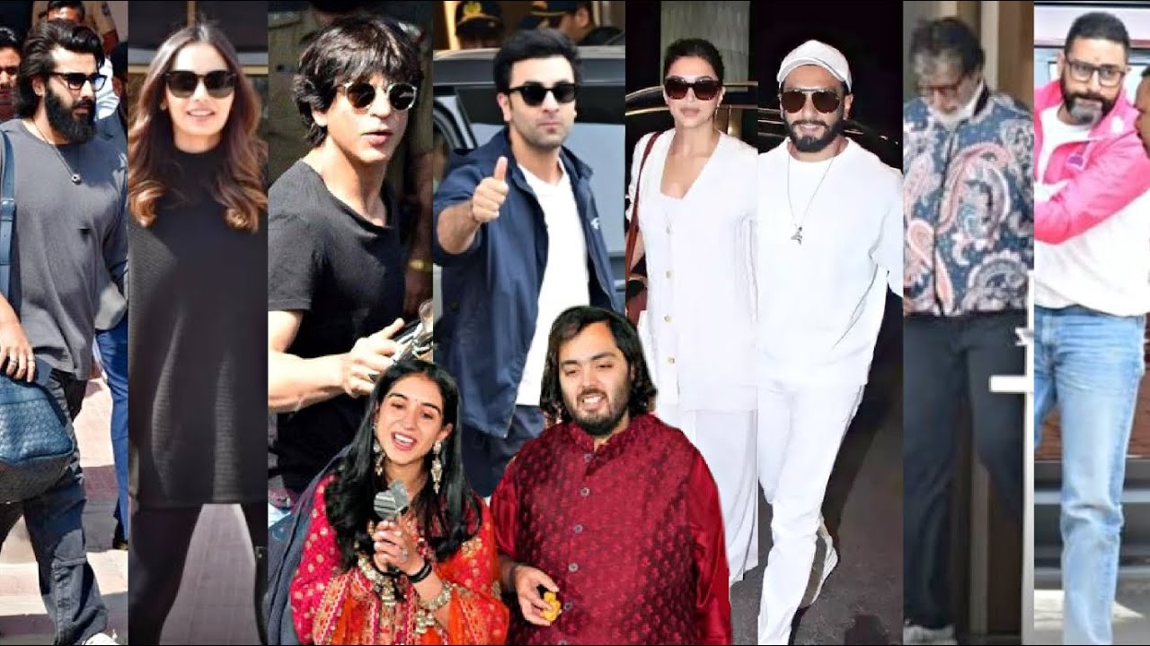 Celebrities At Anant Ambani And Radhika Merchant Pre Wedding Celebrations -SRK, Alia-Ranbir, Deepika