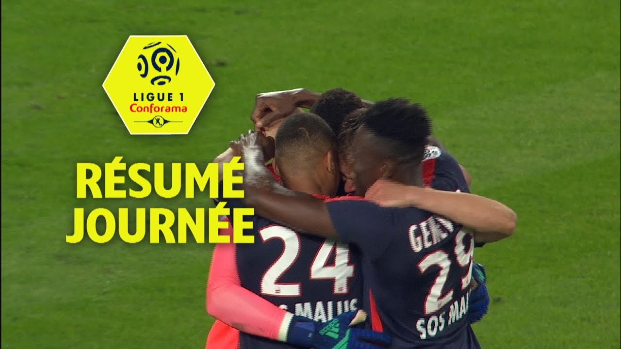 Resume 38eme Journee Ligue 1 Conforama 2017 18 Youtube