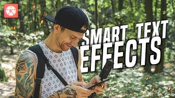 2 smart Text effects in kinemaster | Glitch and colour text effect editing tutorial like ajay kaja