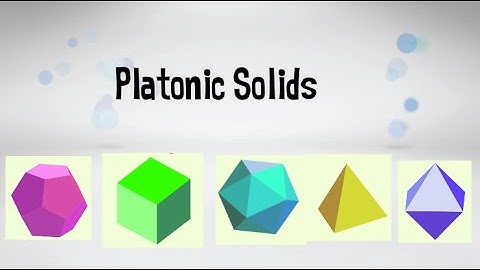 5 Platonic Solids