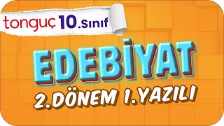 10.Sınıf Edebiyat 2.Dönem 1.Yazılıya Hazırlık 📑 #2024