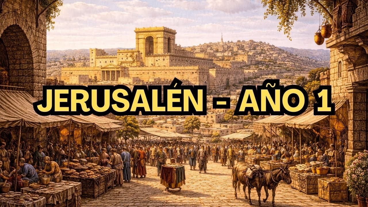 Así era vivir en las ciudades en tiempos de Jesús ｜ Año 1 d C  ｜ Jerusalén, Jeric, Nazaret ｜ Con  IA