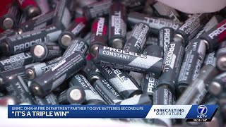 'It's a triple win': UNMC, Omaha fire department partner to five batteries second life