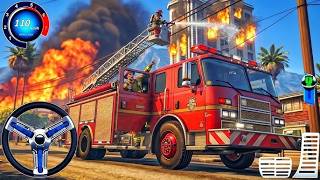 American Firefighter Hero Simulator City Rescue|Fire Truck Simulator City Patrol|Android Gameplay screenshot 5