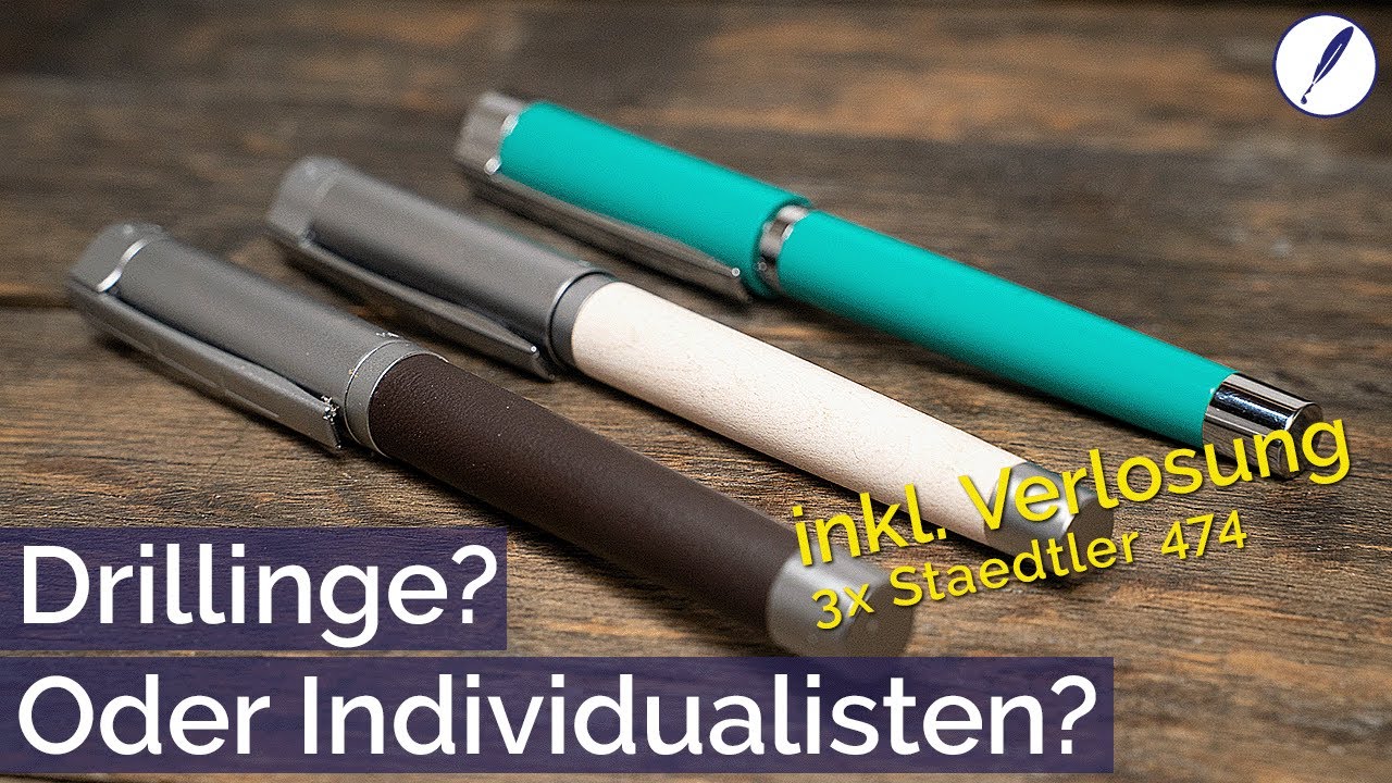 Gleich und doch anders? Die Staedtler Initium Reihe - Resina, Lignum und Corium. Einmal im Review