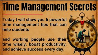 6 Powerful Time Management Tips That Will Transform Your Life 🔥 | Students &amp; Working People ✅