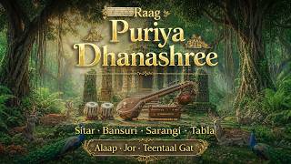 Raag Puriya Dhanashree | Shwapna Mandir | Sitar Bansuri Tabla | Twilight Classical Meditation 2026