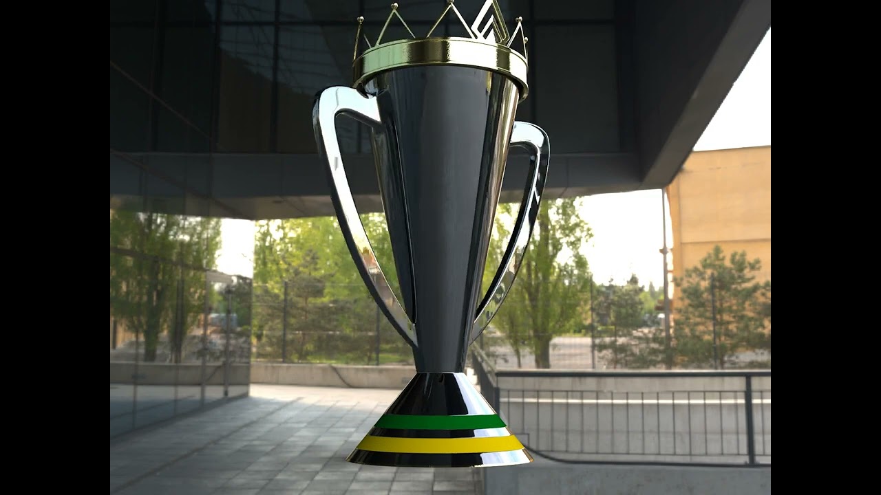 Supercopa Rei do Brasil Trophy 3D Model | Elite Render