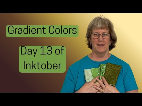 Build an OMBRE palette! Day 13 of the Inktober 2025 Color Challenge