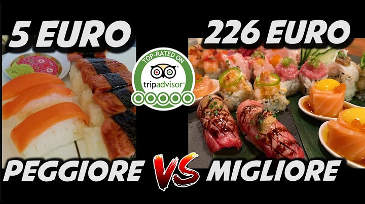 MIGLIOR SUSHI VS PEGGIOR SUSHI DI MILANO - 5€ VS 226€