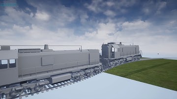 Physical model of the train - UE4