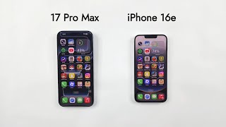 Apple iPhone 17 Pro Max vs iPhone 16e - SPEED TEST!