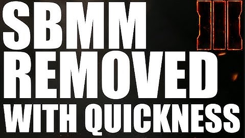 Black Ops 3 - Skill Based Matchmaking Removed With The Quickness!