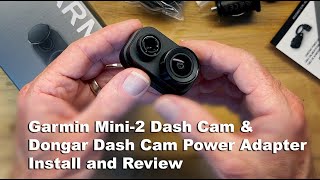 Garmin Mini 2 Dash Cam & Dongar Dash Cam Power Adapter Install in Honda Ridgeline & Review