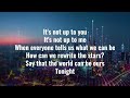 Rewrite the stars - Zac Efron &amp; Zendaya (Lyrics)