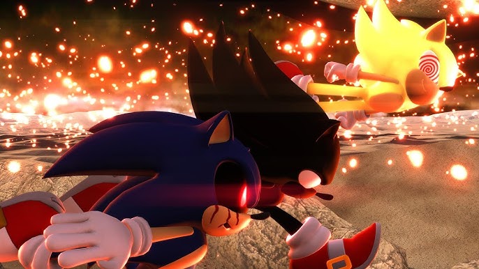 Dark Sonic vs Sonic.EXE: 3D Animation! (Sonic The Hedgehog Movie