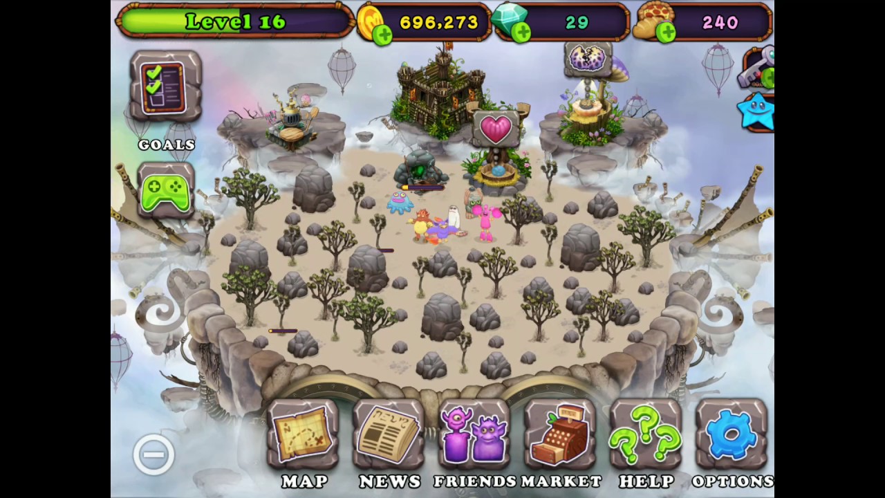 How to level up fast and get free diamonds in my singing monsters YouTube