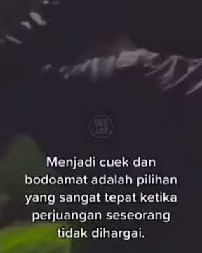 Snap wa cuek dan bodoamat