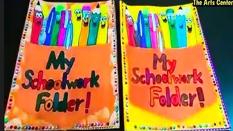 How to make File Folder\\DIY File Folder craft idea